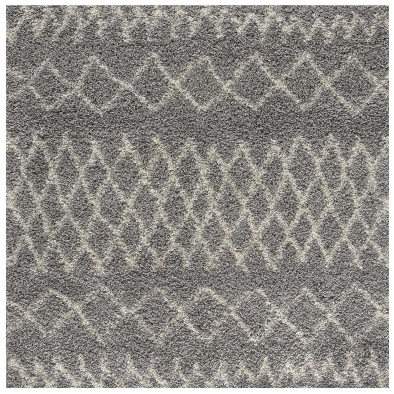 Moroccan Grey Shaggy Rug | 910
