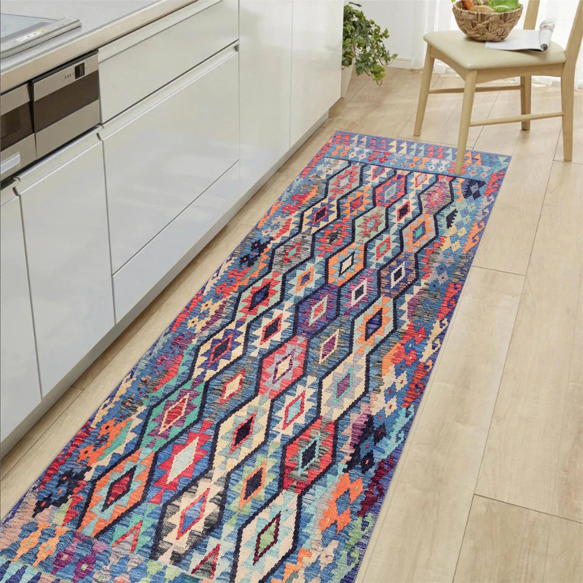 NETLINE HOME - Loomx Machine Washable Area Rugs for Kitchen, Bedroom, Hall, Living Room, Kid Room - Traditional Turkish Rugs – Classic Oriental Design Carpet (160X230)