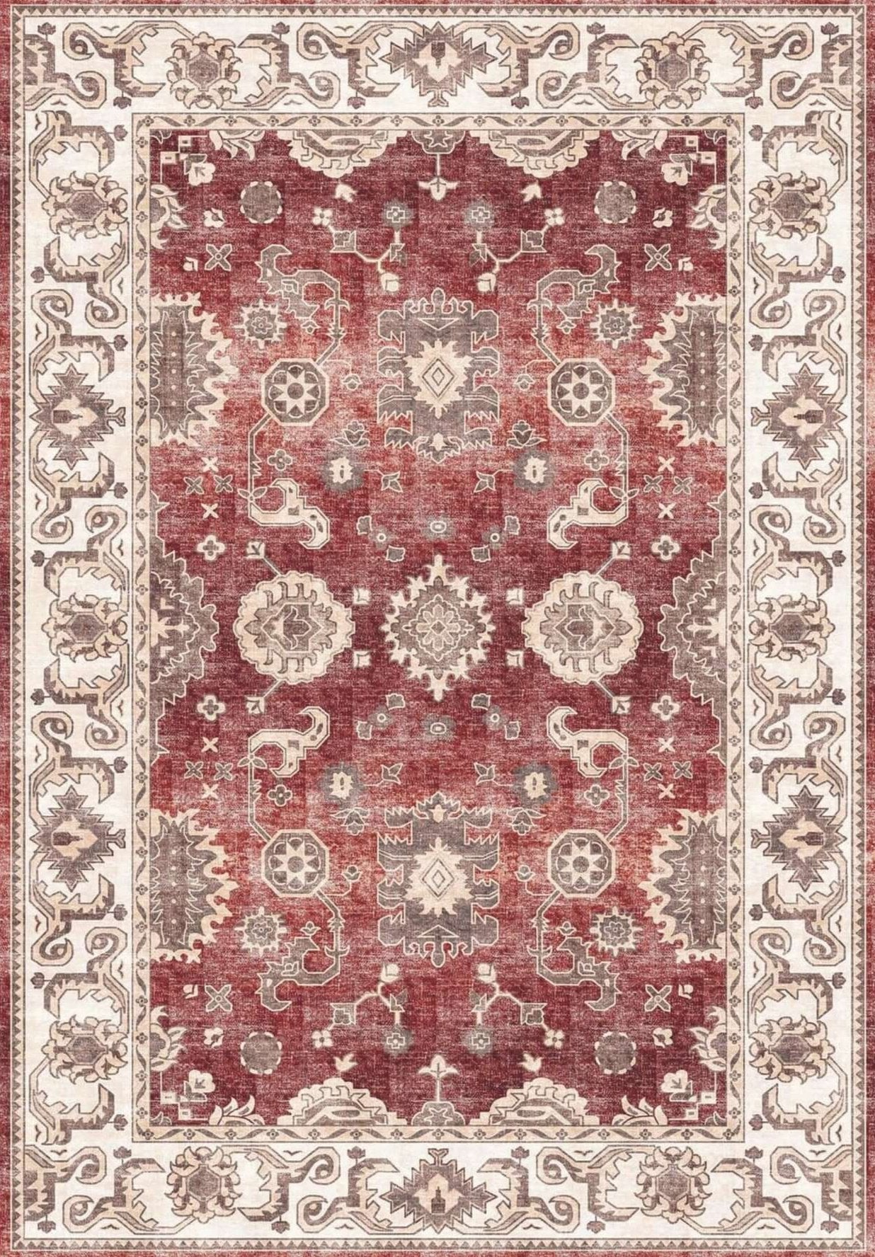Jasru Vintage Washable Rug