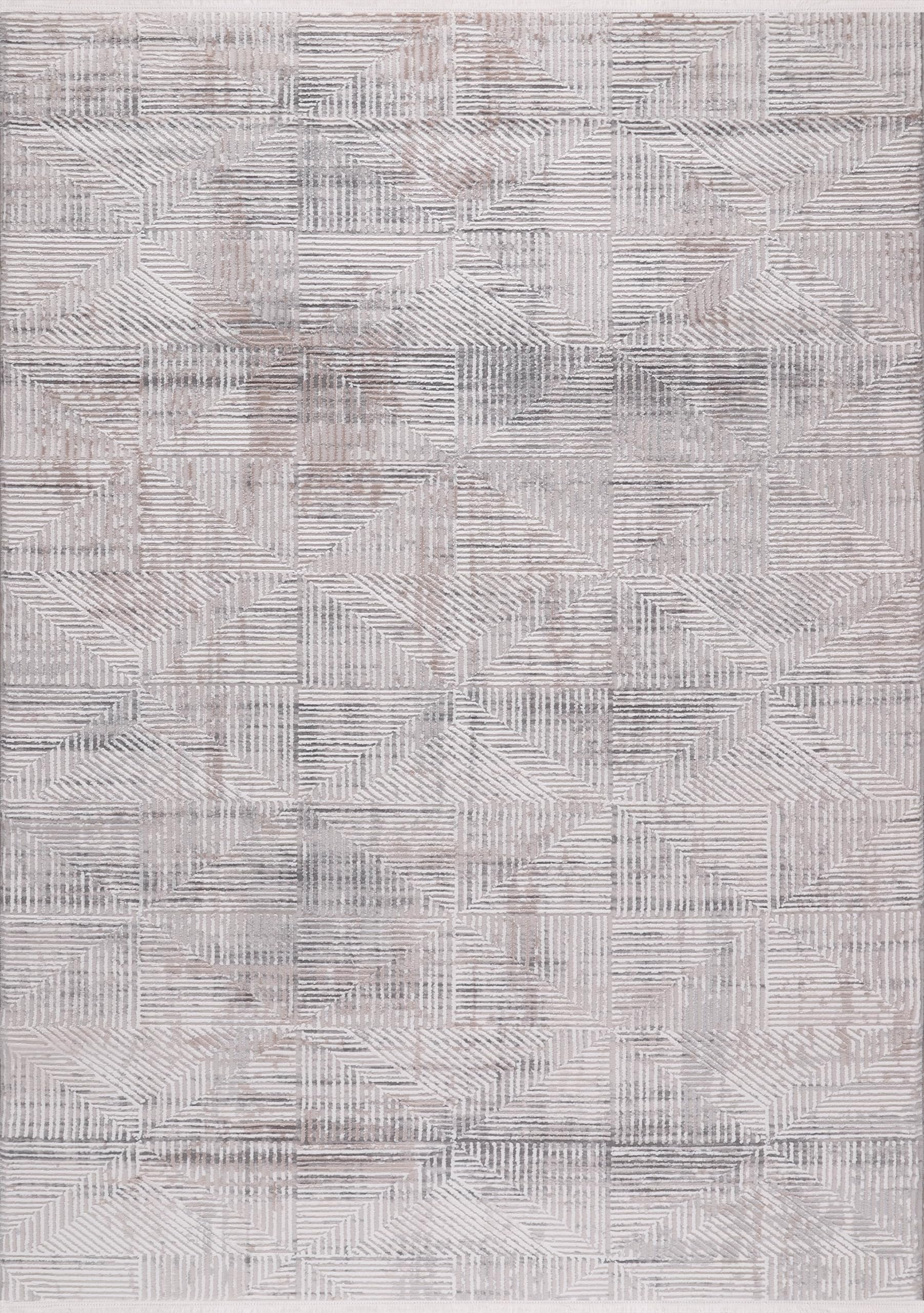 Luxe Area Rug for Living Room | Soft 8mm Pile, High-Density Wilton Woven Carpet | Fade Resistant, Luxury Geometric & Distressed Design for Bedroom, Hallway & Kitchen (ASH GRAY, 80X150)