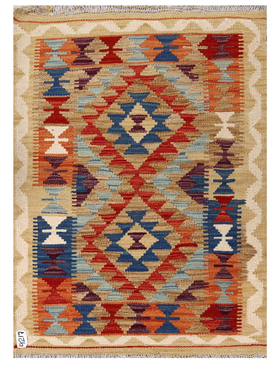 Maimana Afghanistan Kilim Rug - 118 x 85 cm