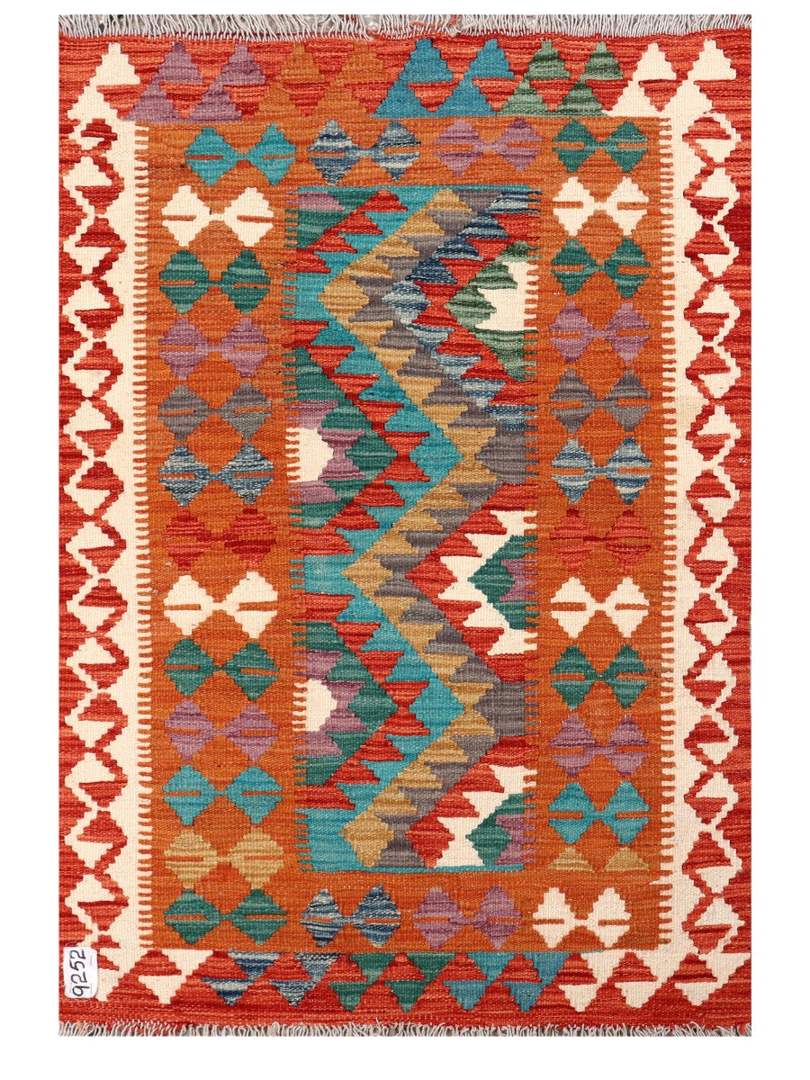 Maimana Afghanistan Kilim Rug - 121 x 82 cm