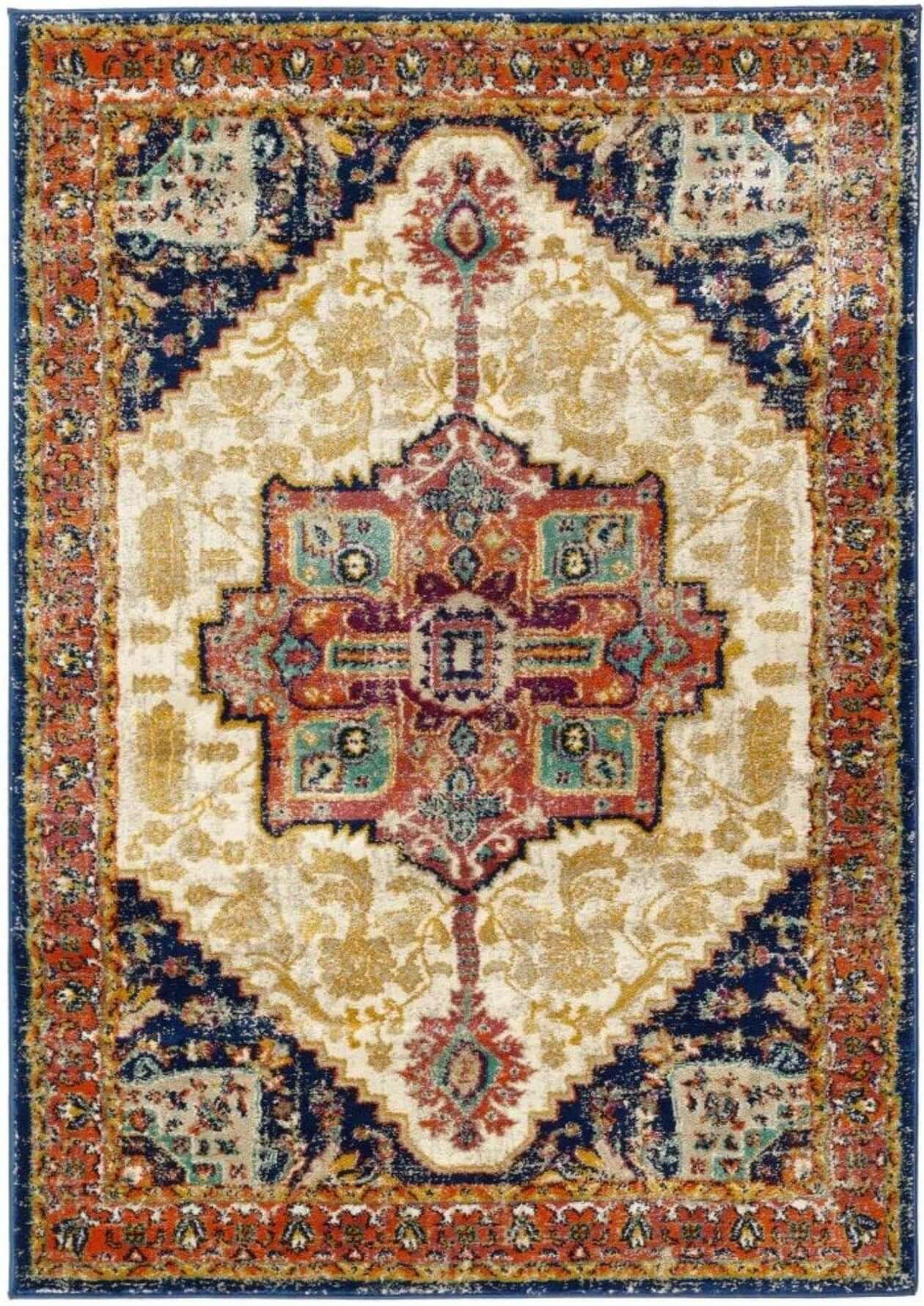 Granada Multicolour Vintage Rug | Amber