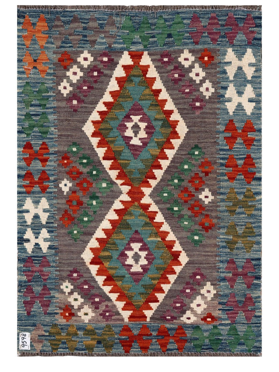 Maimana Afghanistan Kilim Rug - 122 x 85 cm