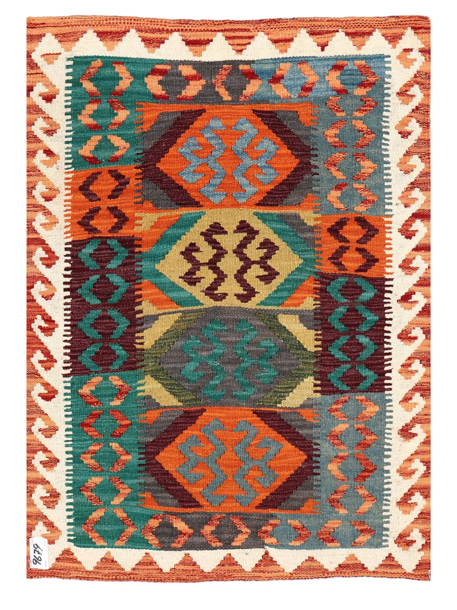 Maimana Afghanistan Kilim Rug - 111 x 78 cm