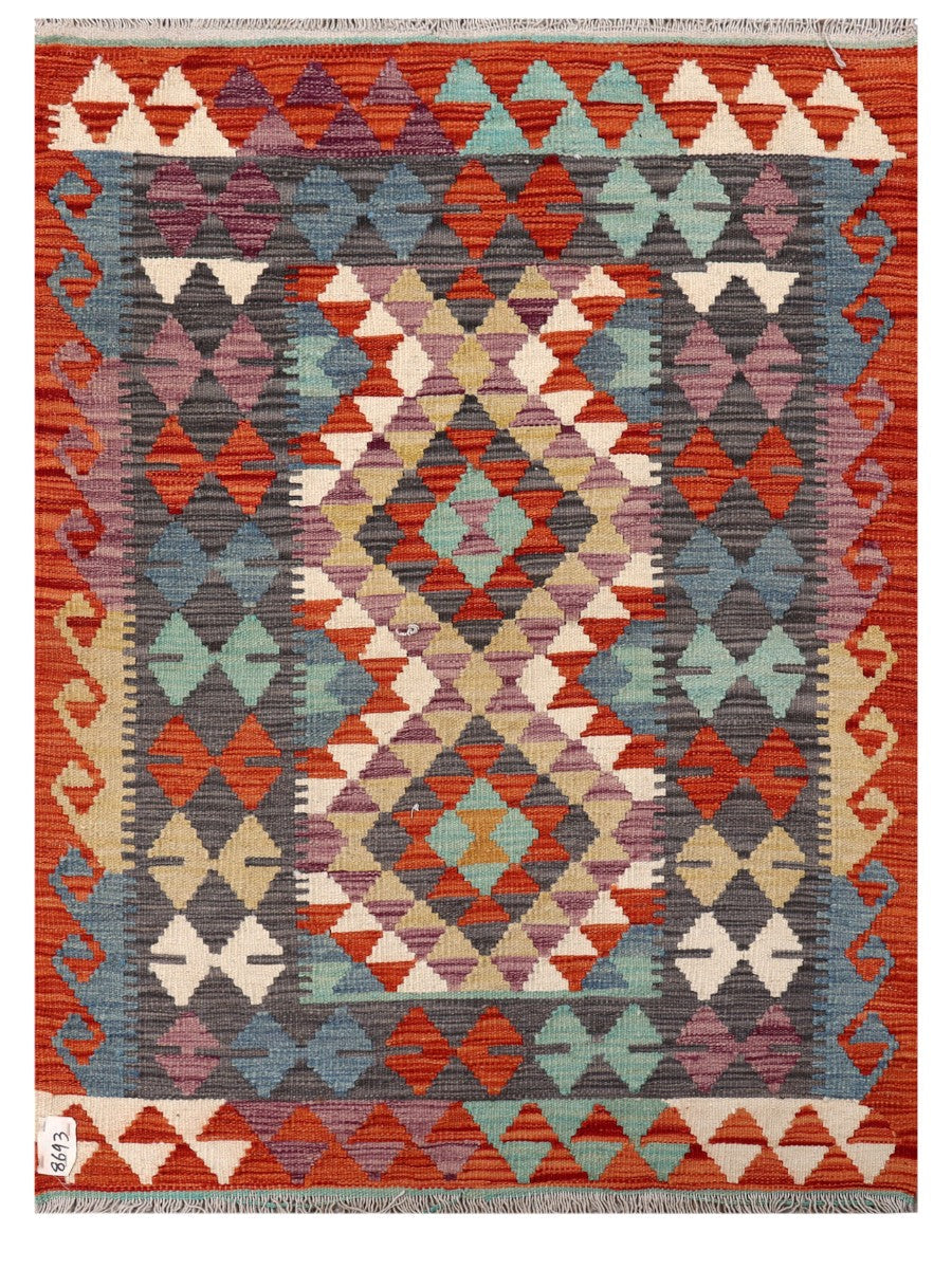 Maimana Afghanistan Kilim Rug - 115 x 85 cm