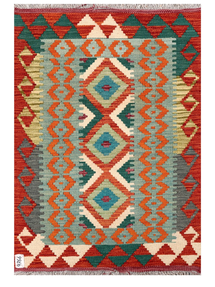 Maimana Afghanistan Kilim Rug - 116 x 80 cm