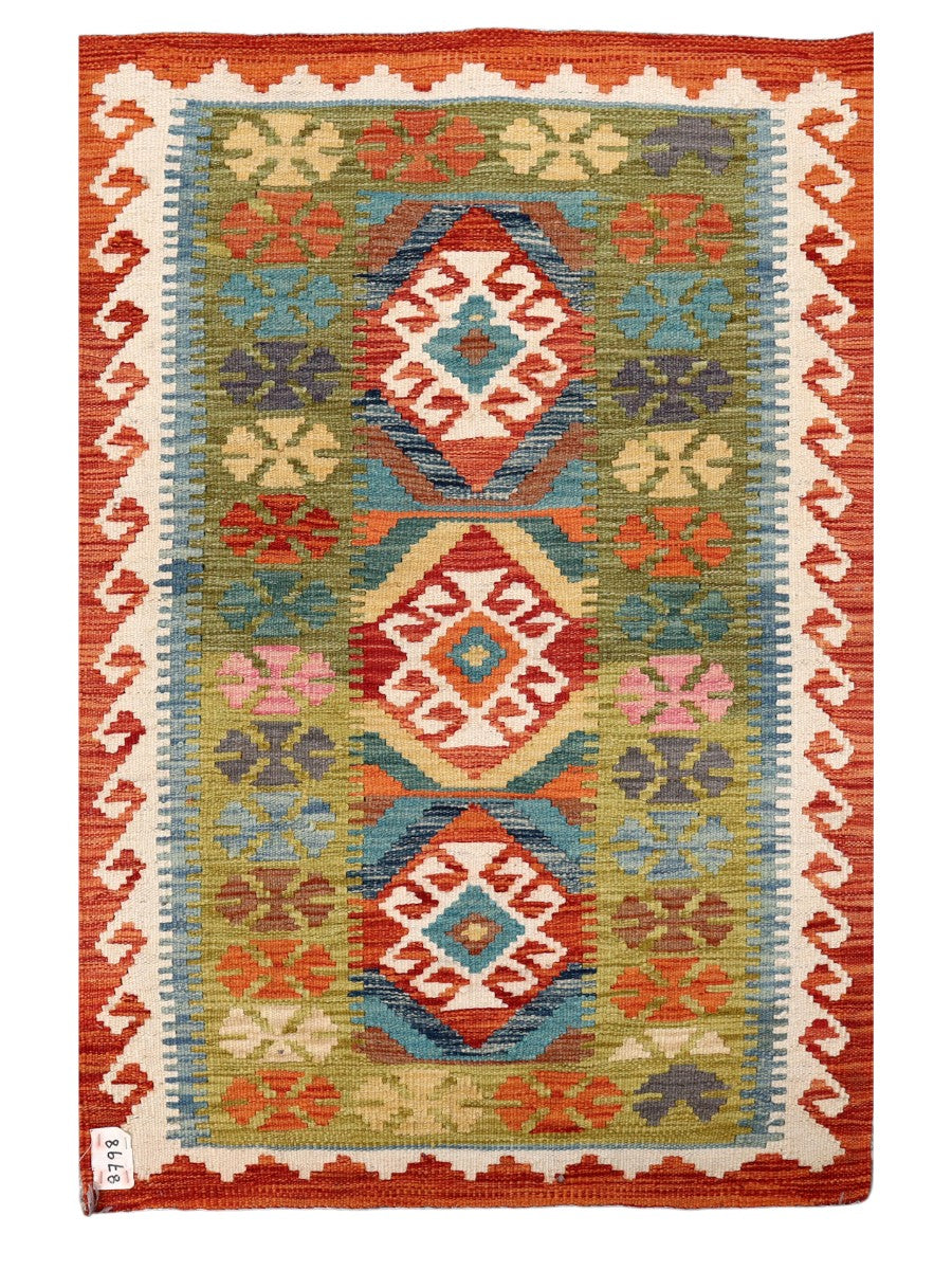Maimana Afghanistan Kilim Rug - 124 x 82 cm