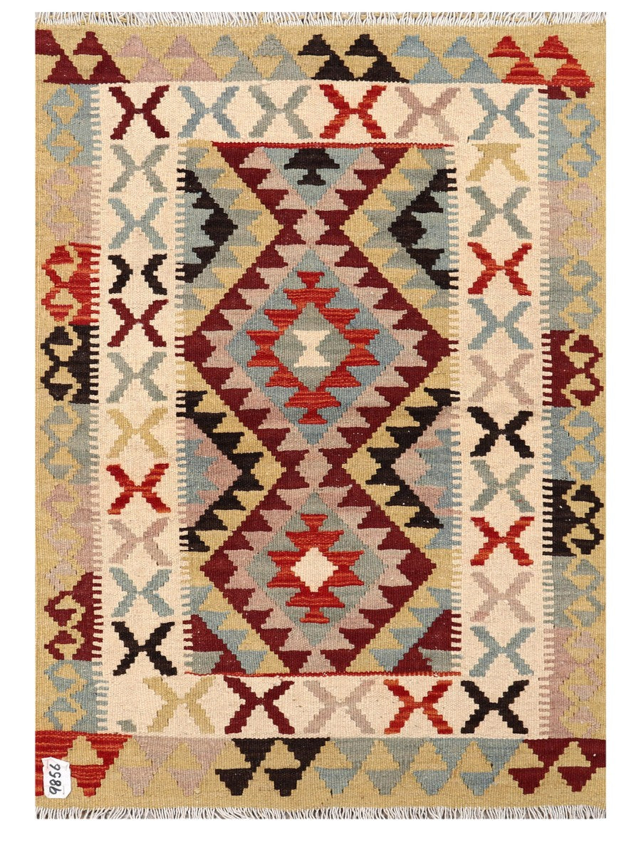 Maimana Afghanistan Kilim Rug - 113 x 80 cm