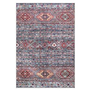 Blue Red Rug