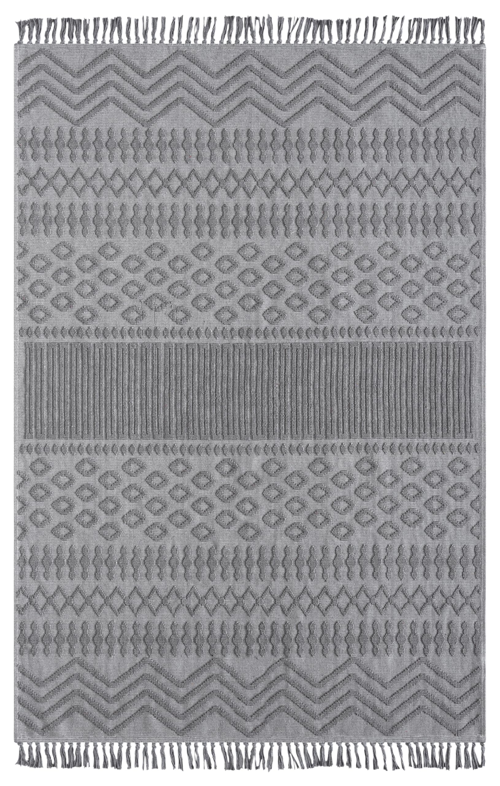 NETLINE HOME Machine Washable Area Rugs For Kitchen, Bedroom, Dining Room and Living Room | Kid Pet Friendly Rug | 100% Cotton | Low Pile | Non Slip (Beige, 160X230 CM)