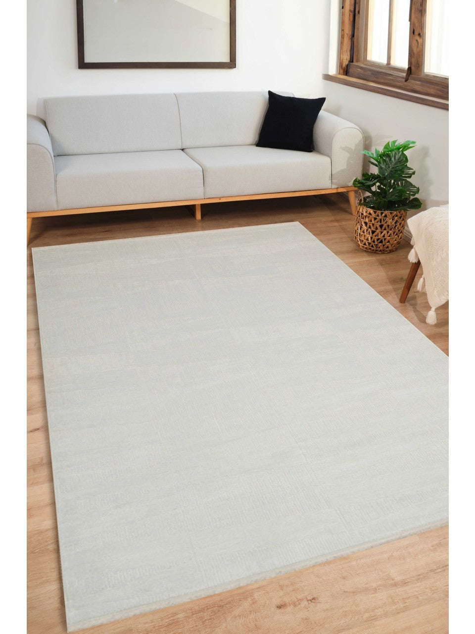 Netline Home Rugs Depot Cream Modern Alin AL002 Area Rug – 100% Acrylic, Non‑Shed, Easy‑Clean, Durable | Bedroom, Study, Kids Room, Entryway