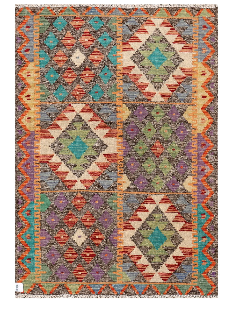 Maimana Afghanistan Kilim Rug - 152 x105 cm