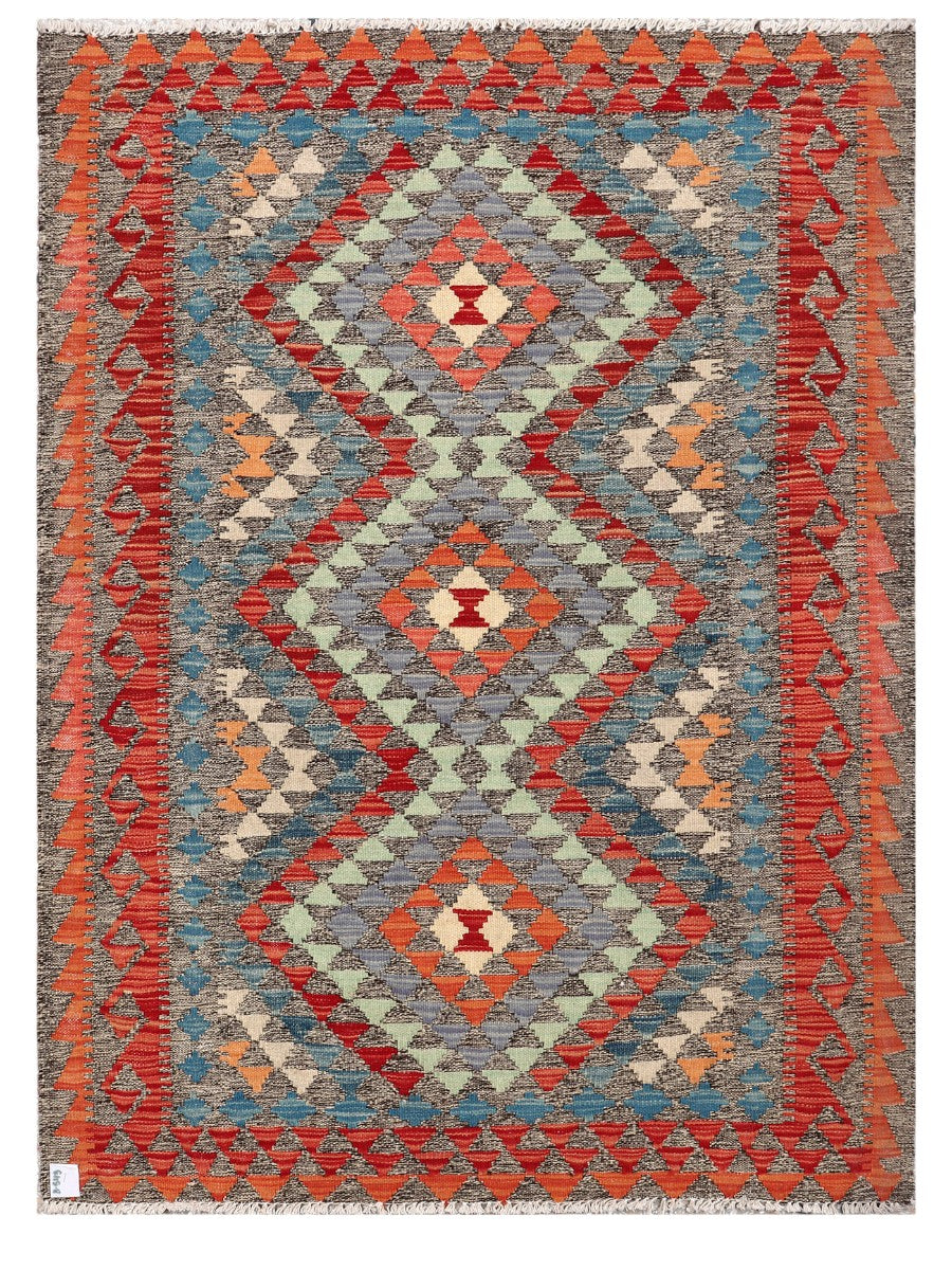 Maimana Afghanistan Kilim Rug - 151 x111 cm