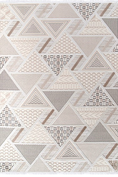 Netline Home Rugs Depot Modern Boyut Area Rug – Polypropylene and Polyester, Non‑Shed, Easy‑Clean