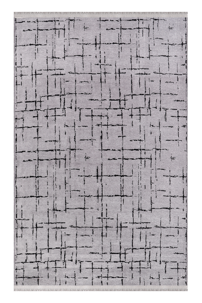 Tappeto lavabile in lavatrice Netline Home NT201 – Ciniglia morbida GRIGIO shown in an illustrative room