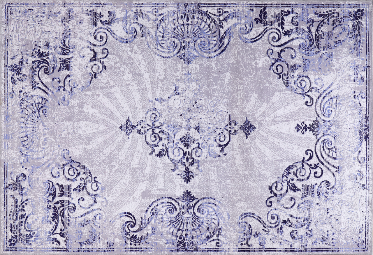 Netline Home Rugs Depot Modern Beige Floral Washable Rug Design NL1009