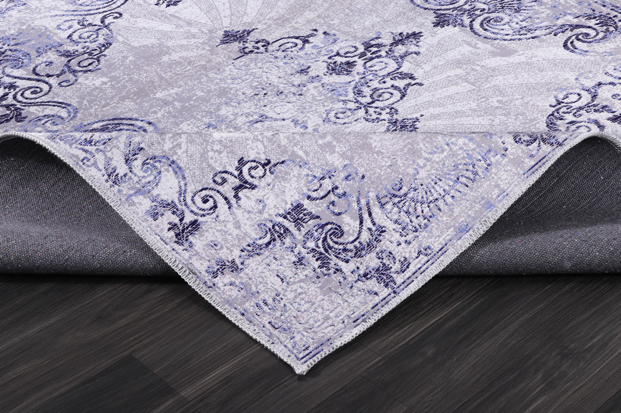 Netline Home Rugs Depot Modern Beige Floral Washable Rug Design NL1009