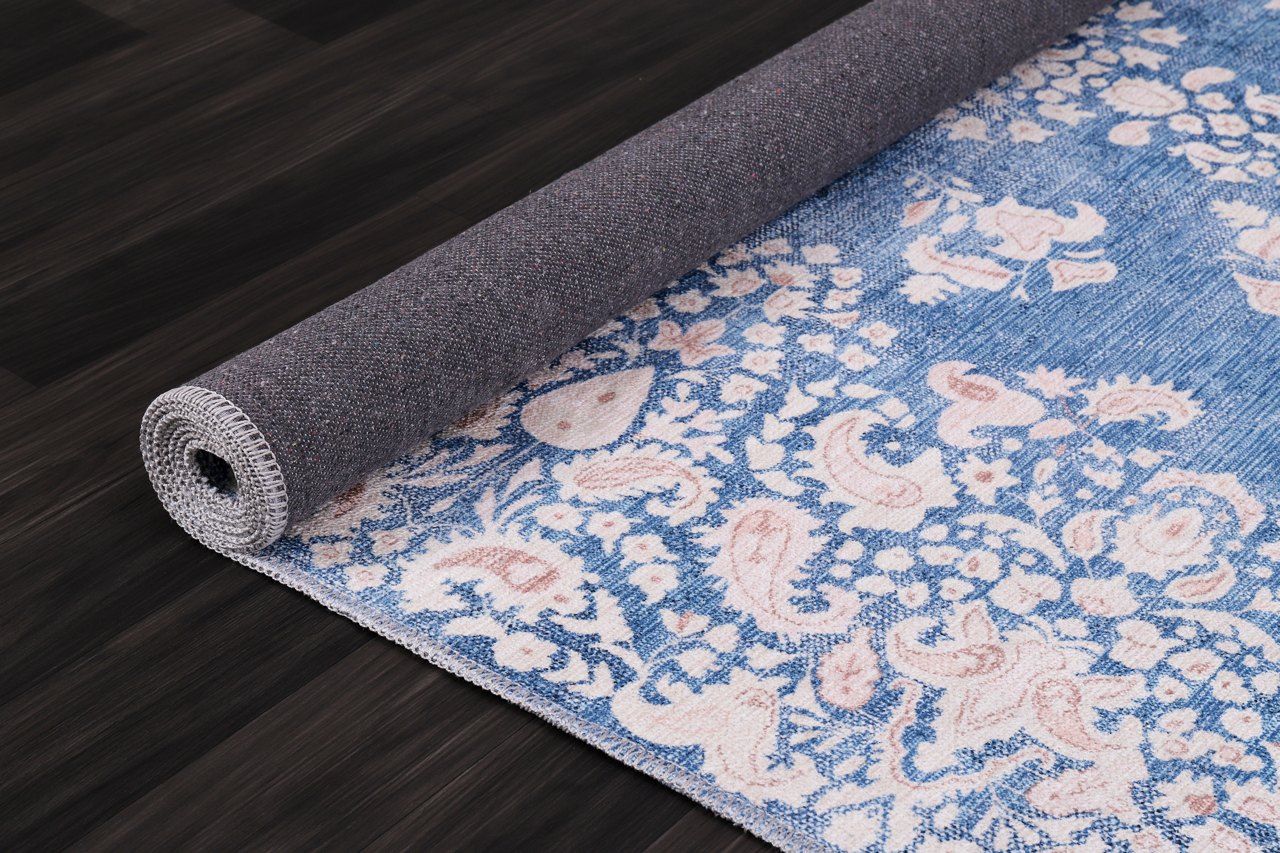 Netline Home Rugs Depot Modern Beige Floral Washable Rug Design R3