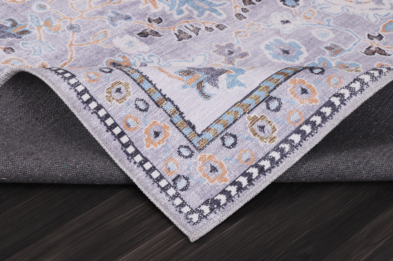 Netline Home Rugs Depot Kilim Red Medallion Washable Rug Design LD0015