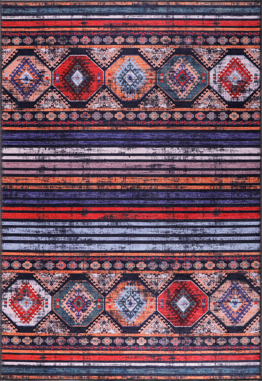 Washable Rugs Loomx 1336 Moroccan Design