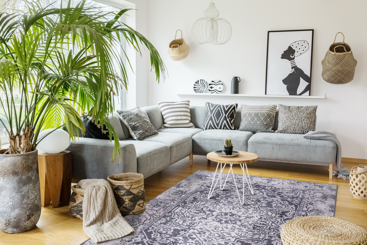 Netline Home Rugs Depot Traditional Blue Abstract Washable Rug Design 1338