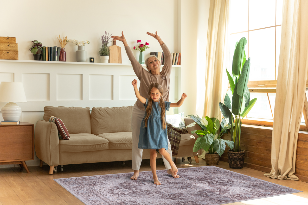 Netline Home Rugs Depot Tribal Multicolor Geometric Washable Rug Design 1311