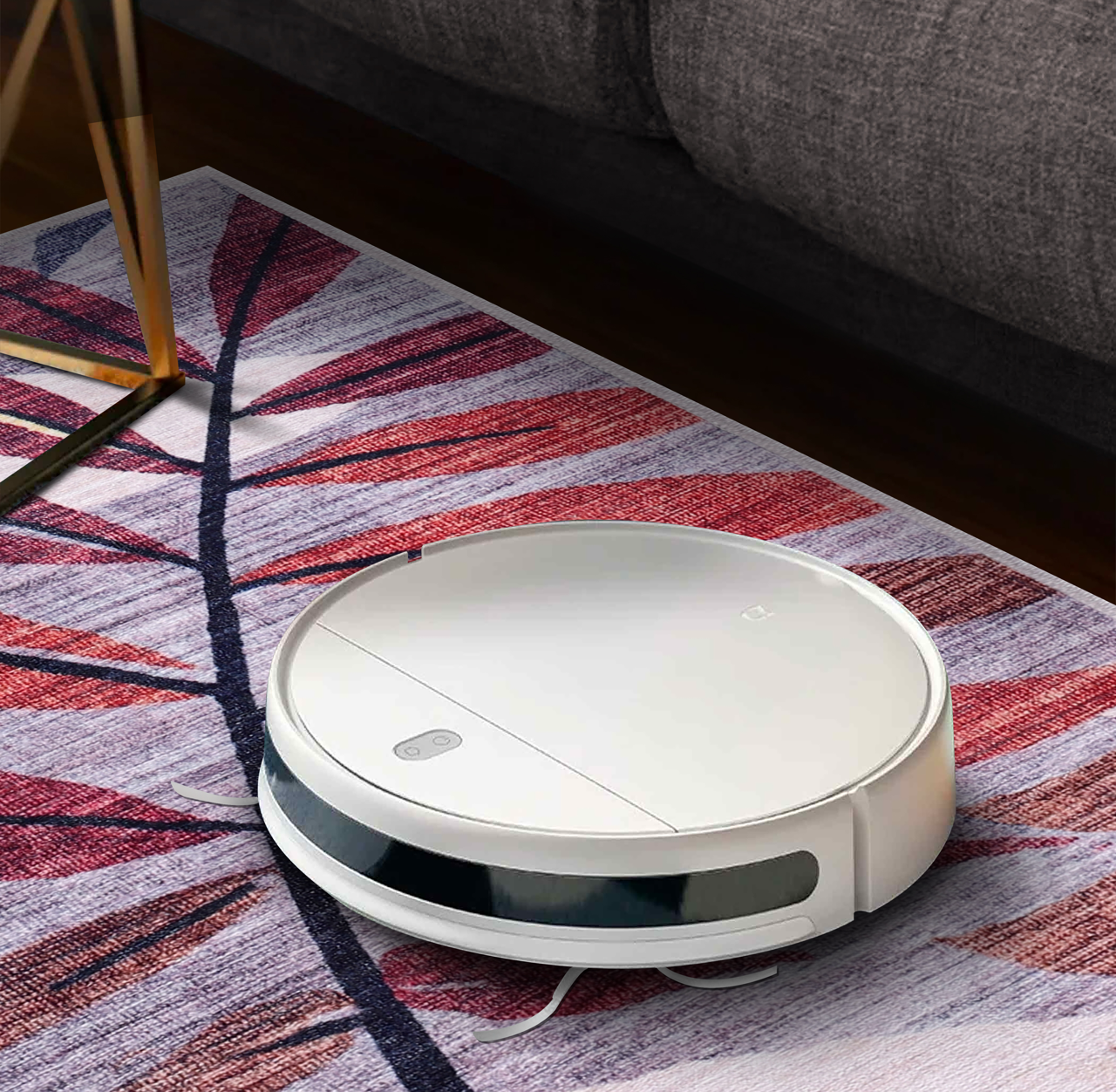 Netline Home Rugs Depot Modern Beige Floral Washable Rug Design 3001