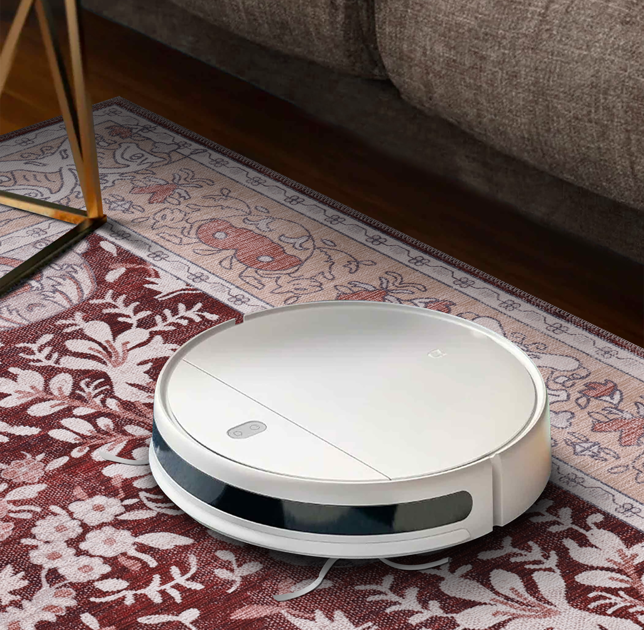 Netline Home Rugs Depot Traditional Blue Abstract Washable Rug Design R4