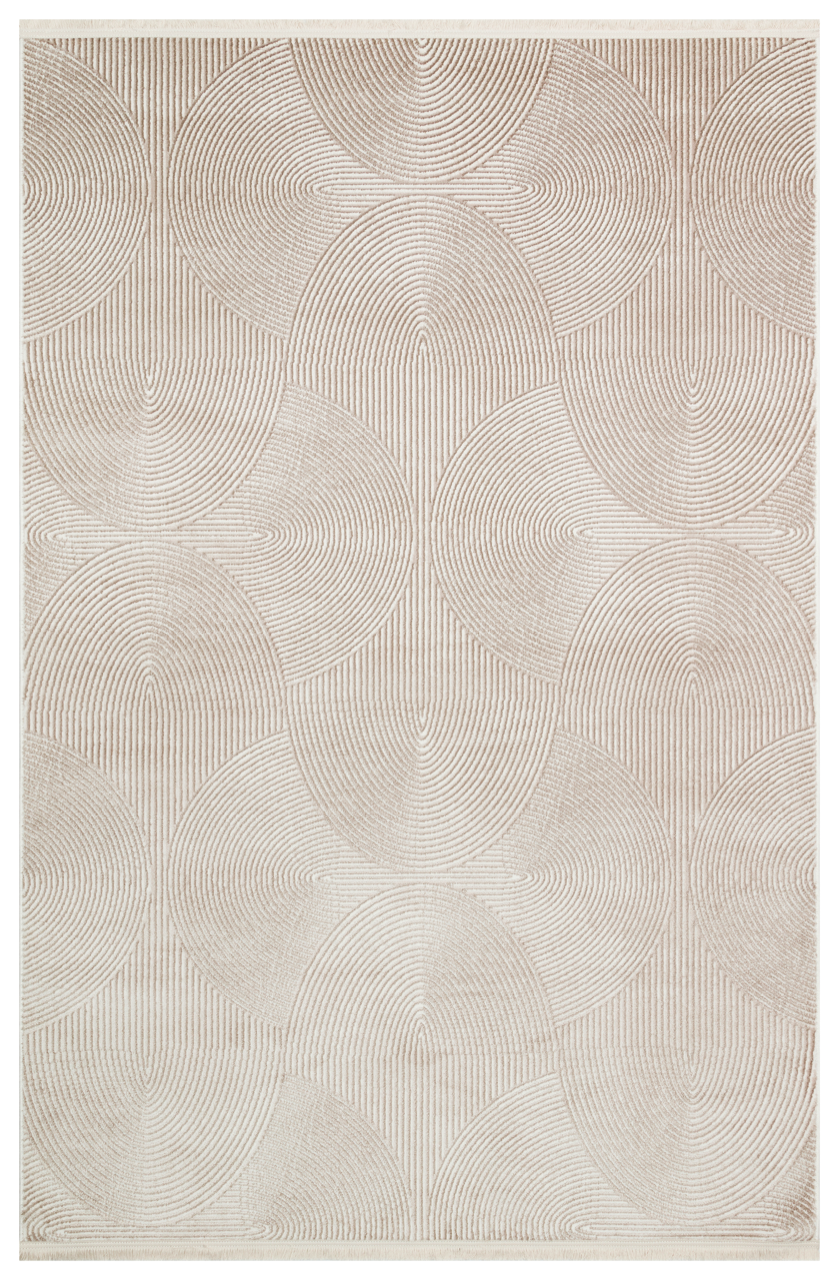 Netline Home Rugs Depot Beige Modern Cunda CN011 Area Rug – 100% Acrylic, Non‑Shed, Easy‑Clean, Durable | Bedroom, Study, Kids Room, Entryway