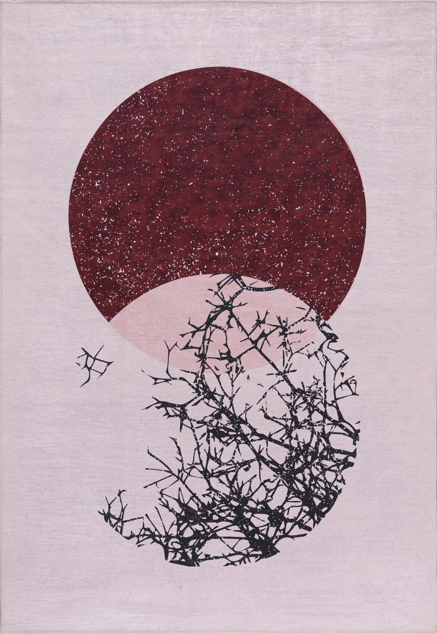 Netline Home Rugs Depot - Geometric Black & White Patchwork Washable Rug, Design NL1003