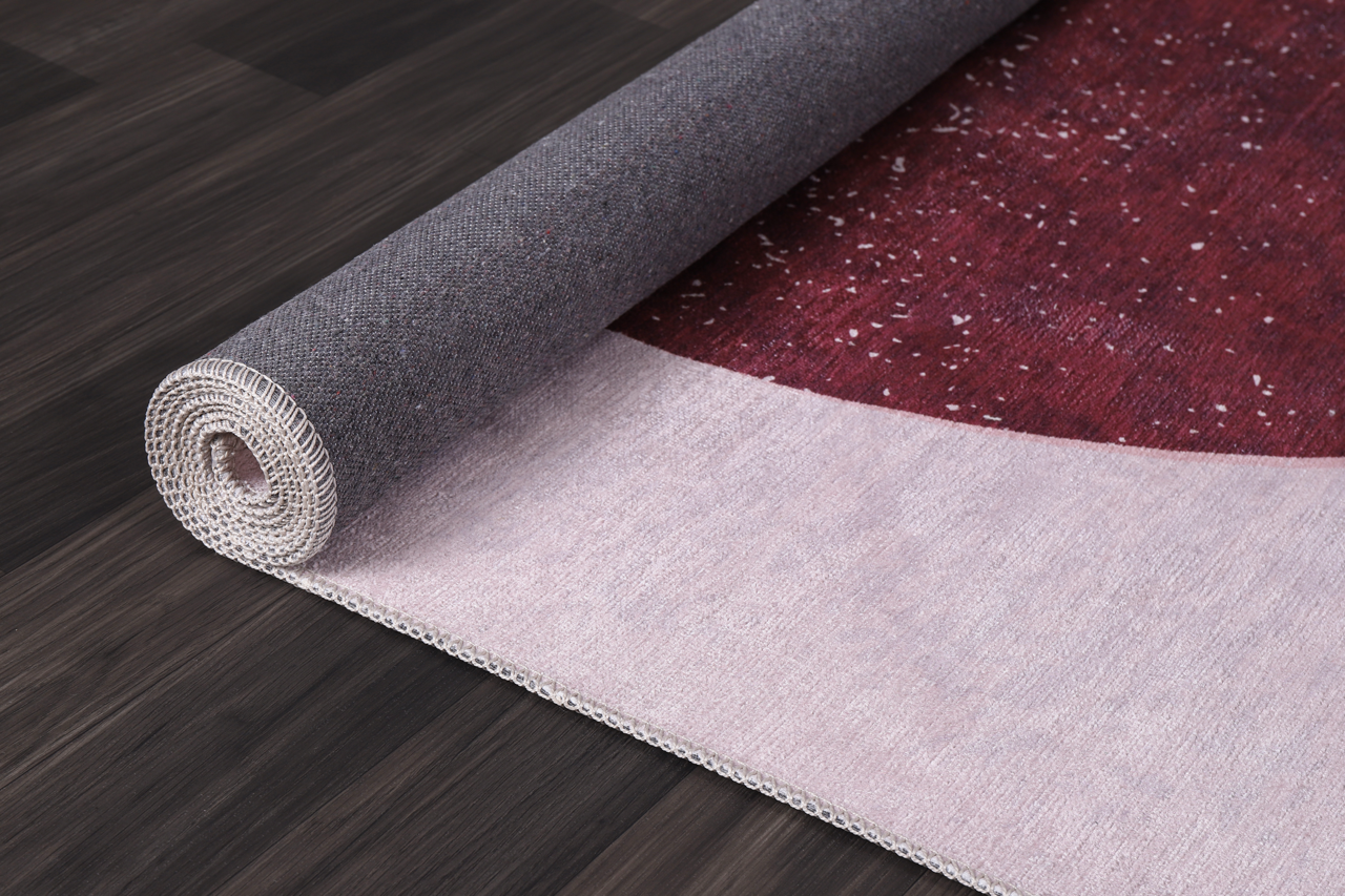 Netline Home Rugs Depot - Geometric Black & White Patchwork Washable Rug, Design NL1003