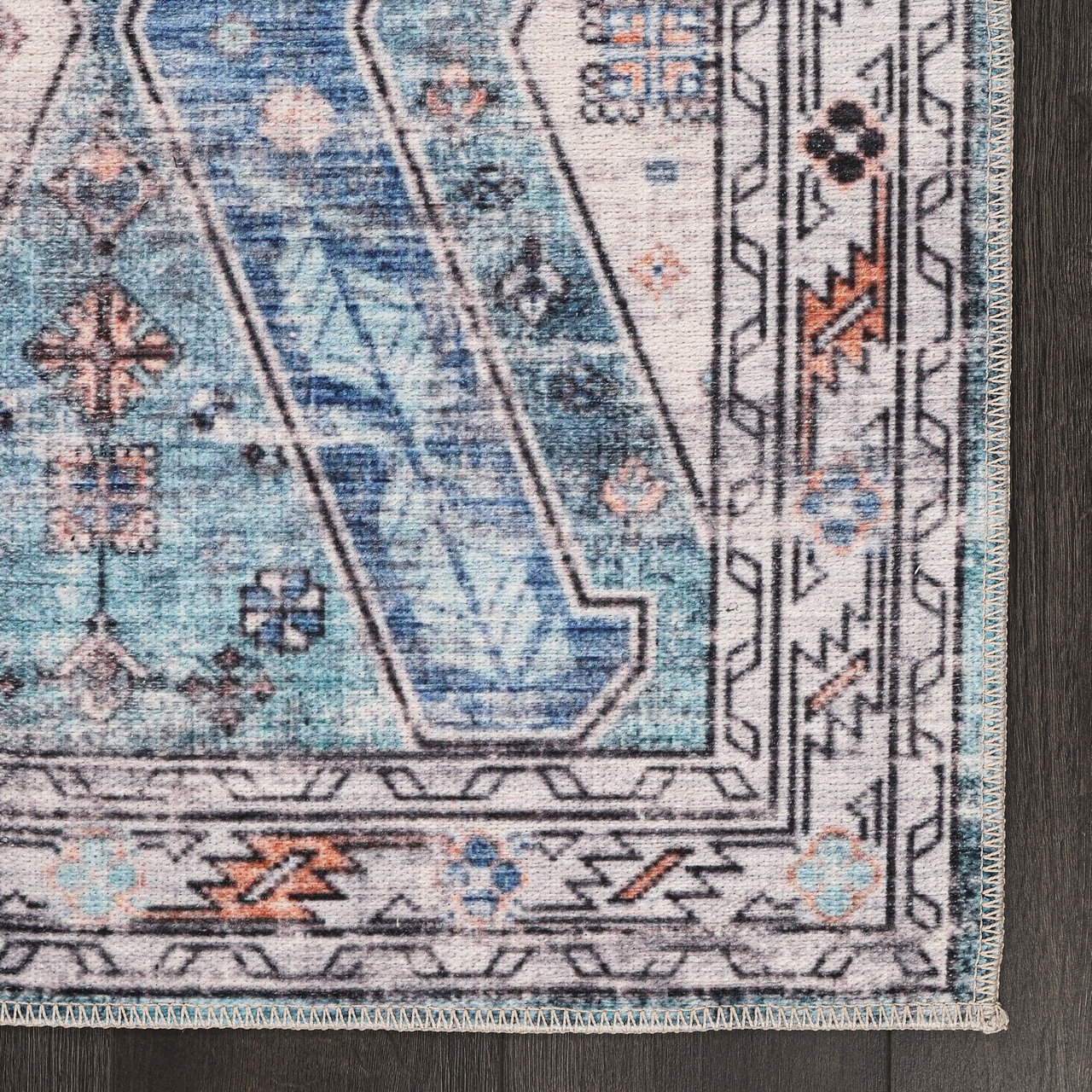 Netline Home Rugs Depot Ð Kilim Red Medallion Washable Rug Ð Design NL1015