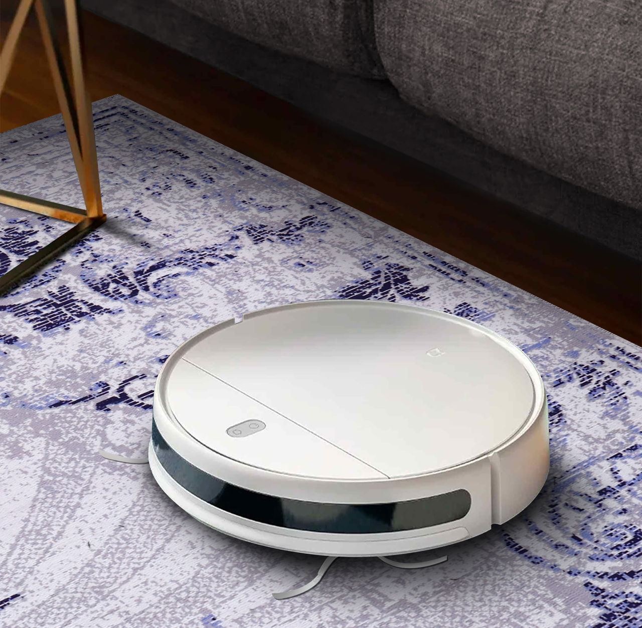 Netline Home Rugs Depot Modern Beige Floral Washable Rug Design NL1009