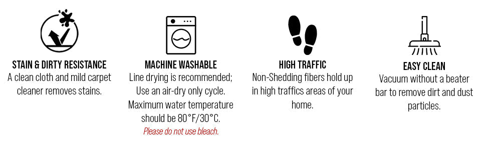 Netline Home Rugs Depot NH1316 – Machine Washable Caucasian Tribal Rug | Multicolor Striped Oriental Carpet for Living Room & Bedroom