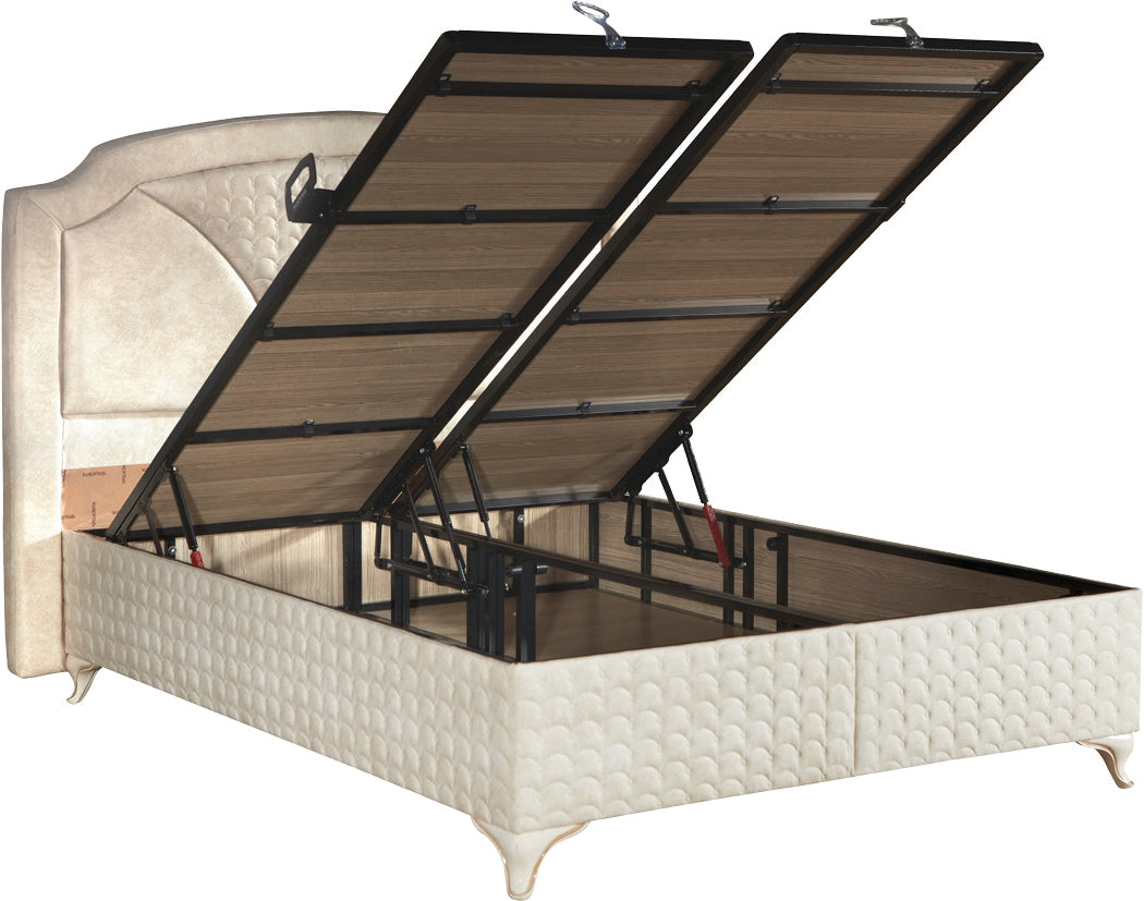 Elegant Kashmira Bed Sets by Netline Home Interior featuring stylish bedroom comfort and intricate fabric details.