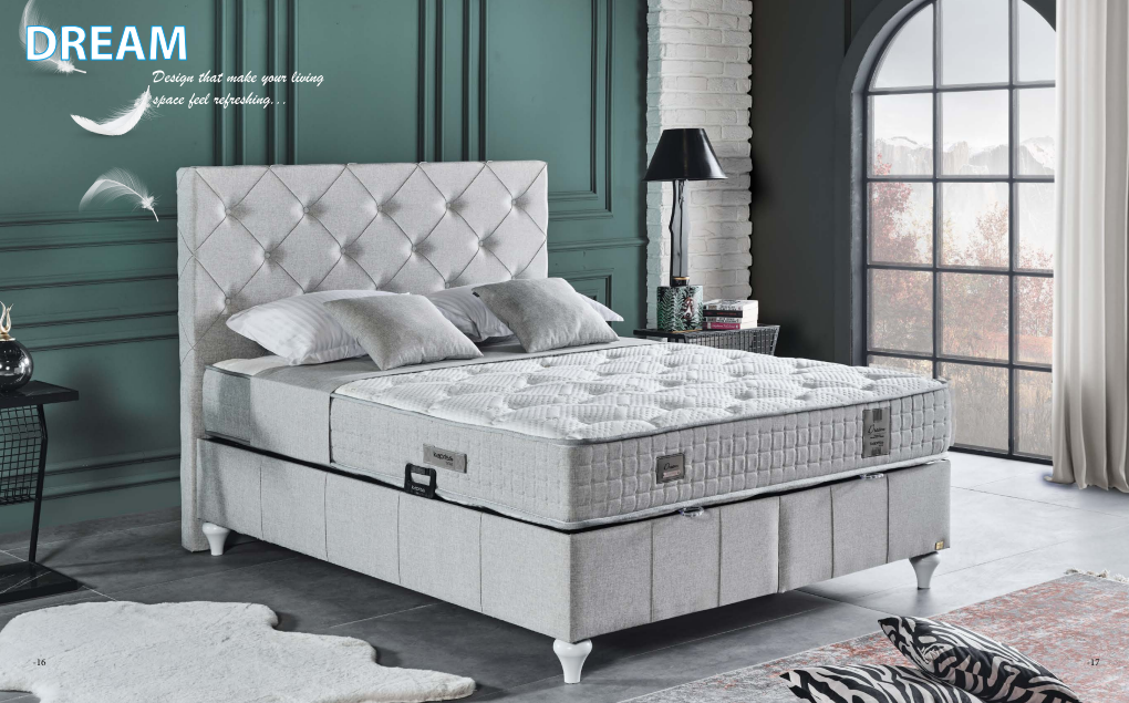 Stylish Dream Bed Sets by Netline Home Interior featuring a cozy bedroom with neatly made bed and decorative pillows.