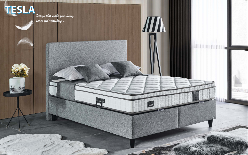 Tesla Bed Sets by Netline Home Interior featuring stylish bedroom comfort with a modern, coordinated bedding design.