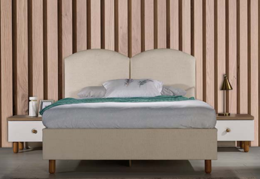 Bohem-style bedroom furniture by Netline Home Interior featuring a modern bed and stylish decor elements.