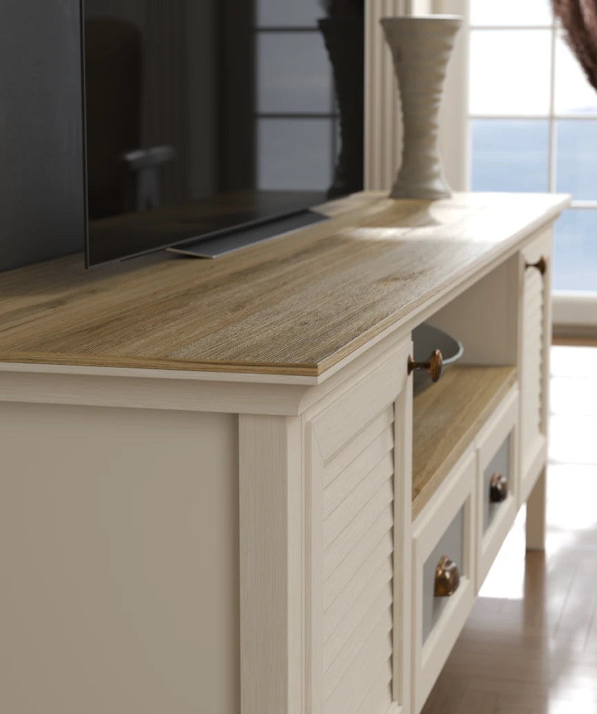 Tilio Premium Legnano 2-Drawer 2-Door TV Unit - Legnano Tv Unit Made in Turkey to Order for UK Living Room Interiors - Legnano TV unit by Netline Home Interior