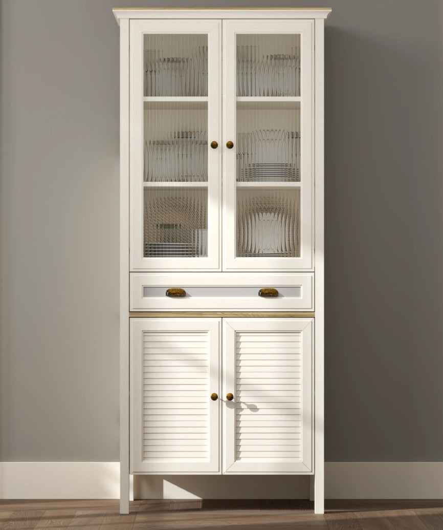 Misio Premium Legnano 4-Door Single Drawer Buffet Cabinet - Legnano Display Cabinet Made in Turkey to Order for UK Dining Room Interiors - Legnano display cabinet by Netline Home Interior
