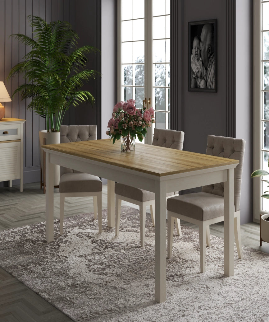 Mavrova Premium Moonstone Dining Table - Moonstone Dining Table Made in Turkey to Order for UK Dining Room Interiors - Moonstone dining table by Netline Home Interior