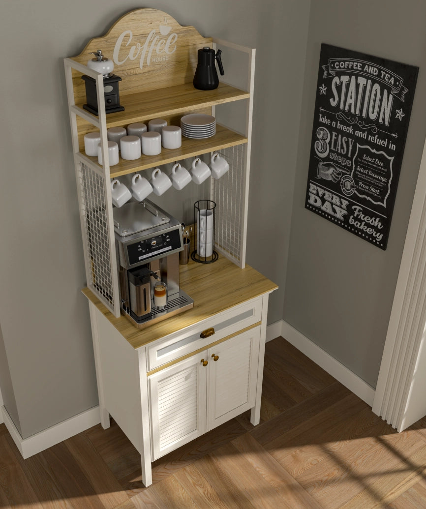 Salina Premium Moonstone Coffee Corner - Moonstone Coffee Cabinet Made in Turkey to Order for UK Dining Room Interiors - Moonstone coffee cabinet by Netline Home Interior