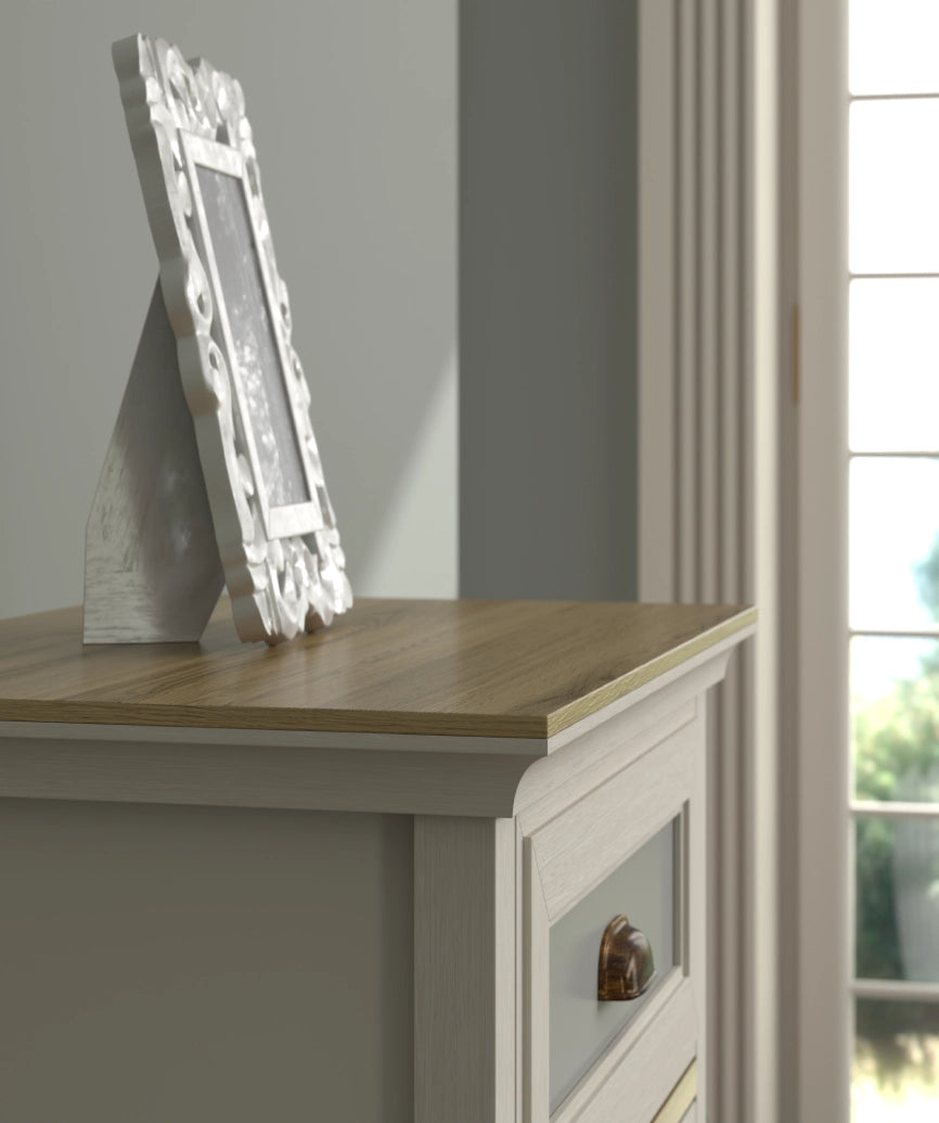 Alenya Premium Moonstone 5-Drawer Dresser - Moonstone Dresser Made in Turkey to Order for UK Bedroom Interiors - Moonstone dresser by Netline Home Interior