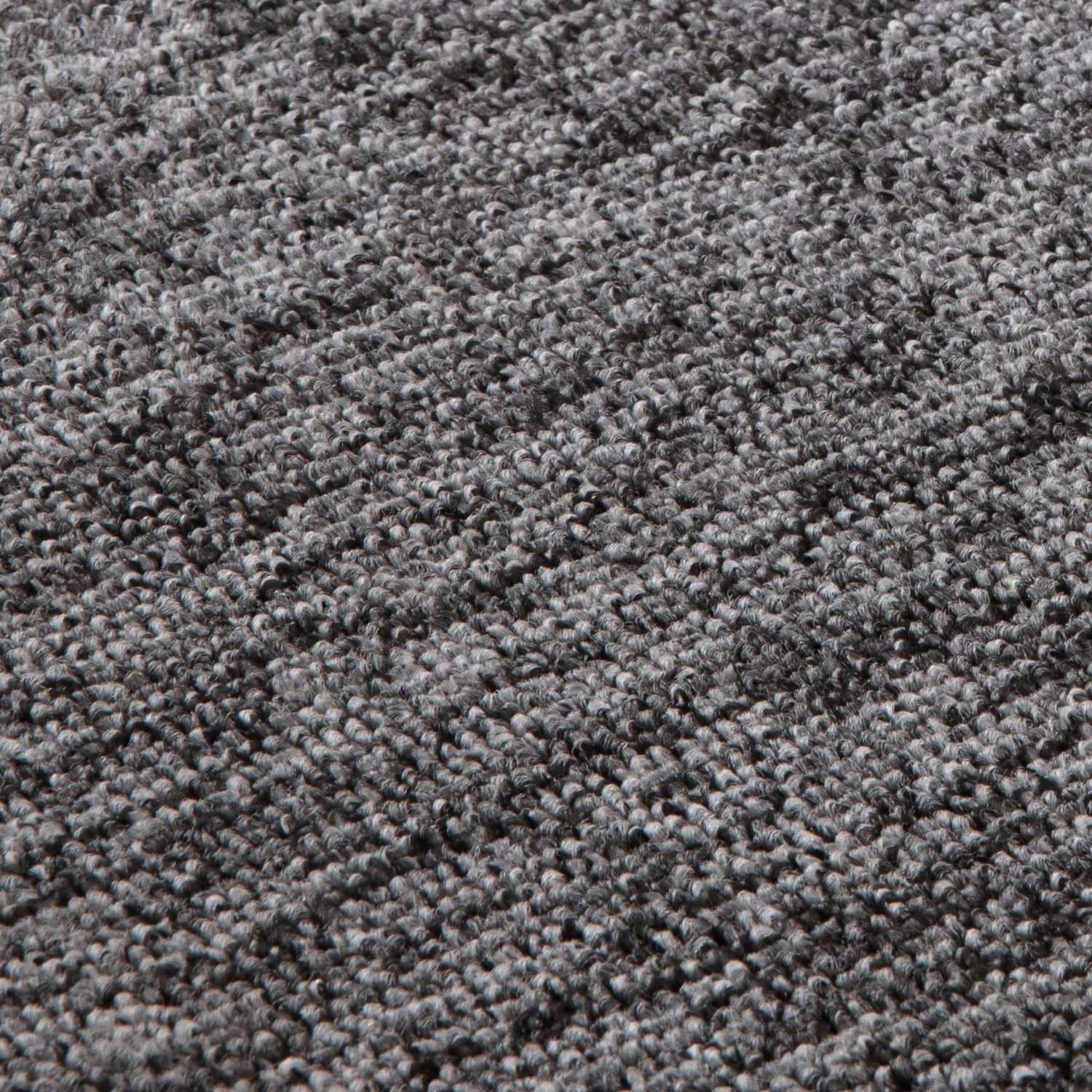Flex Grey Low Pile Solid Rug