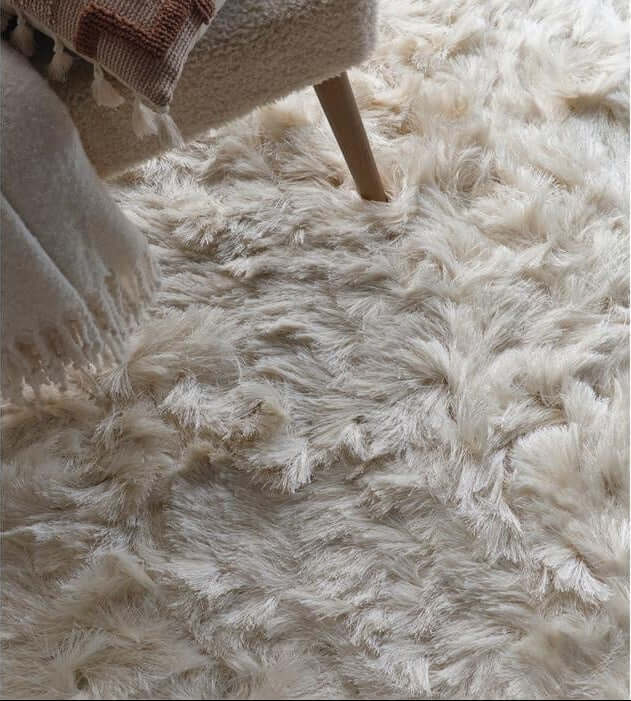 Glamour Shaggy Rug Plain Design