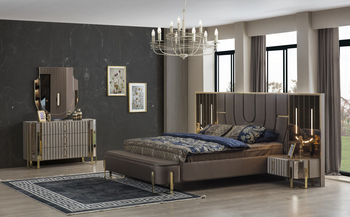 Luxori Bedroom (SK) by Netline Interiors