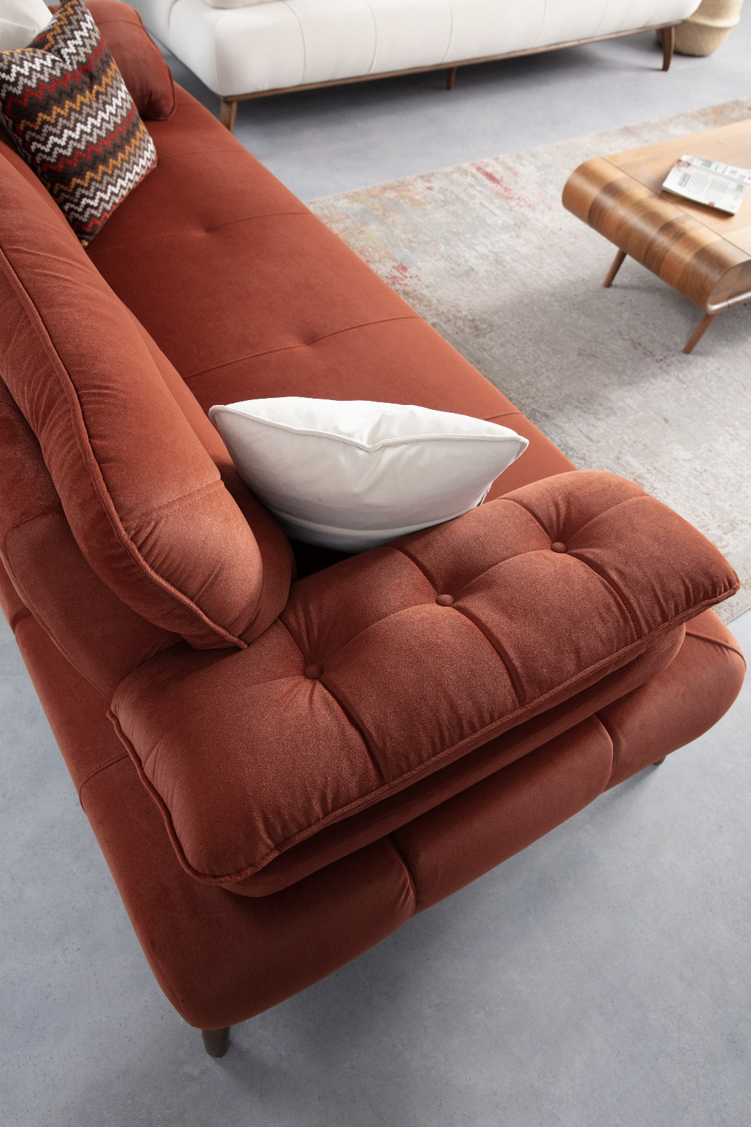 Latte 2 Seater Sofa by Netline Interiors