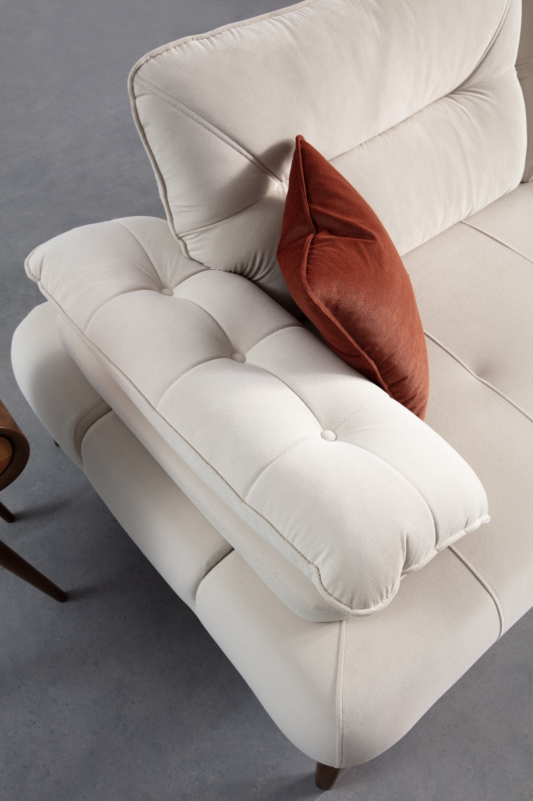Latte 3 Seater Sofa by Netline Interiors