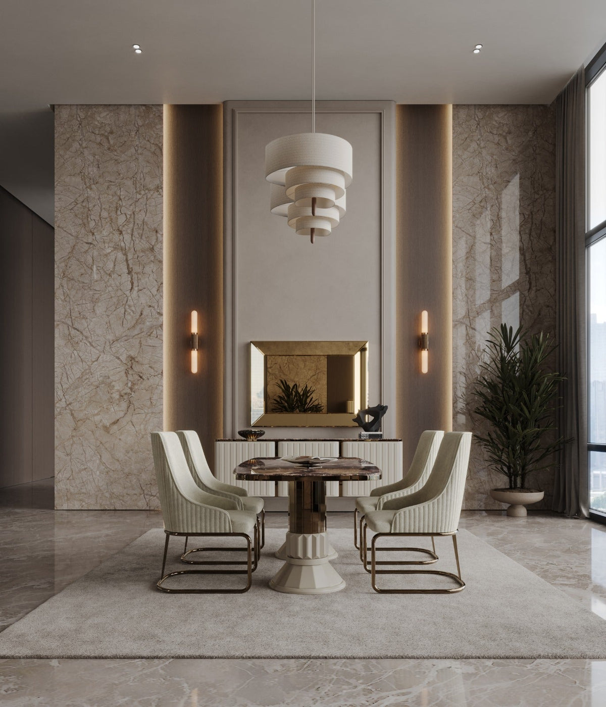 Joker Dining Room by Netline Interiors